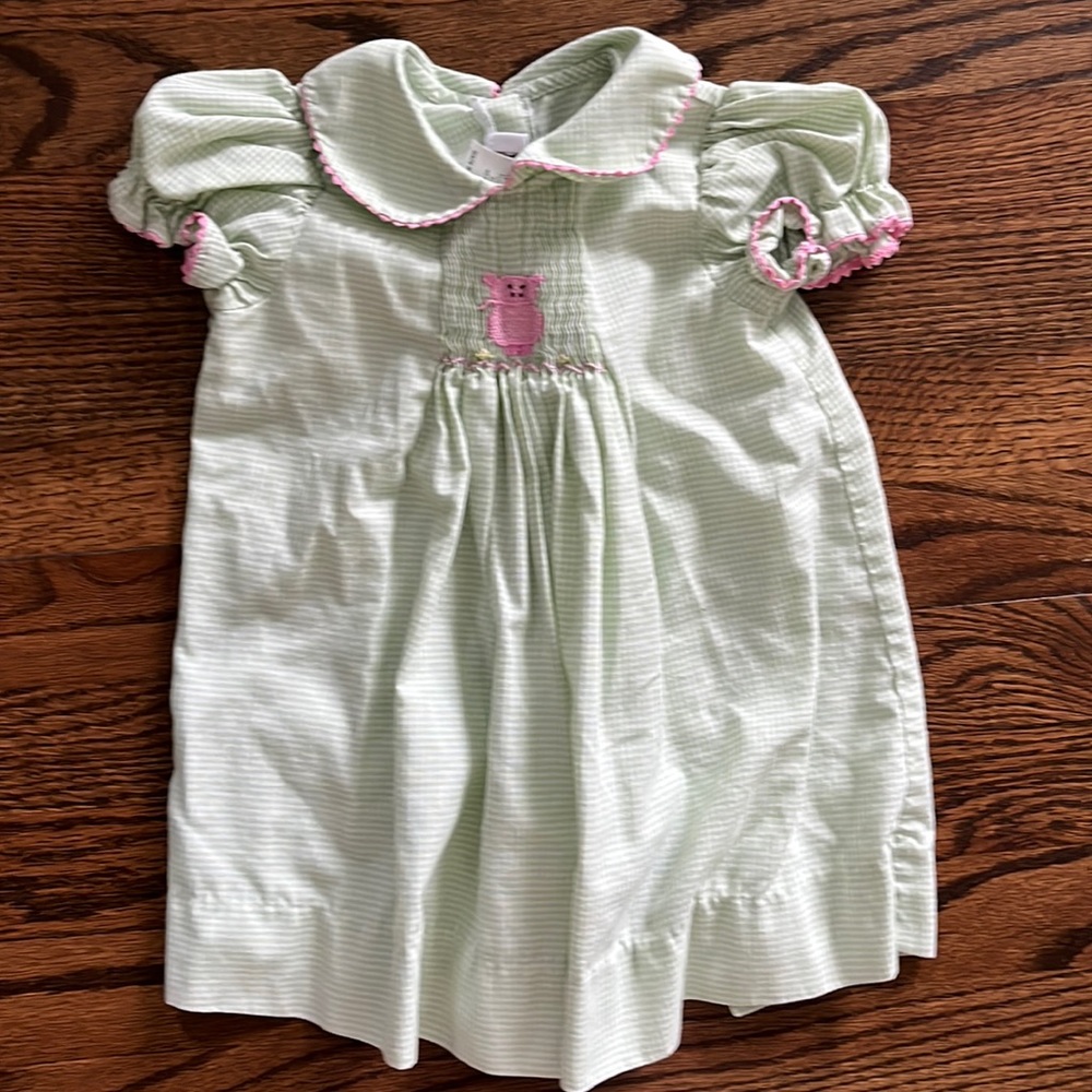 Castles and Crowns Smocked Pig Dress